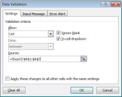 Drop Down List In Excel Excel Tutorials Data Validation Excel