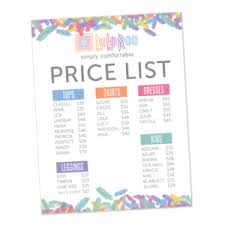 Lularoe Disney Price List Wholesale