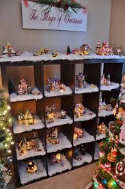 7 pieces christmas decor trees, snow covered village trees, winter snow model trees in 2 sizes for christmas tree displays, fairy gardens, village displays and holiday decorations. Best 17 Christmas Village Display Ideas Woohome