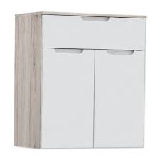 Schubladenschrank weiß küche quadro schubladenschrank weiß insgraf, kommode hwc b65 schubladenschrank schrank 2 schubladen, ikea vika alex schubladenelement weiß. Kommode Weiss Hochglanz Sandeiche 70 Cm Breit Online Bei Roller Kaufen