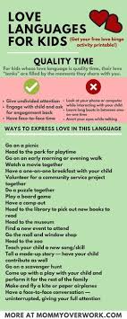 5 Love Languages For Children 100 I Love You S Free Printable Bingo Love Languages For Kids Confidence Kids Smart Parenting
