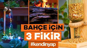 Bir kendin yap projesi daha. Bahce Dekorasyon Fikirleri Bahcenizi Guzellestirecek 3 Kendin Yap Fikri Youtube
