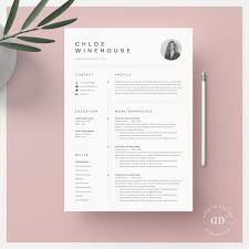 Word Resume Cover Letter Template Creative Cover Letter Templates Creative Market