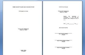 Capa De Trabalho Normas Da Abnt Capa De Trabalho Abnt Como Formatar Modelo Nas Regras Da Abnt Com Imagens Normas Abnt Capas De Trabalhos Capas
