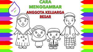 Cara menggambar orang berhijab kartun. Cara Menggambar Anak Kecil Perempuan Tk Berjilbab Berhijab Nawa Art Youtube