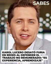 El presentador de televisión, Karol Lucero, vuelve a estar en el ojo de la  polémica, luego de ser acusado de no pagarle a sus trabajadores. A través  de redes sociales, el influencer