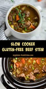 gluten free beef stew in slow cooker