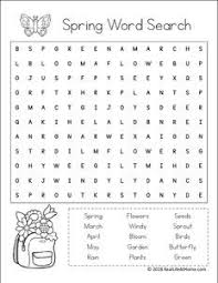 Free Printable Spring Word Search Printable Puzzle For Kids Spring Words Printable Puzzles For Kids Spring Word Search
