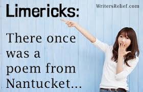 Limericks There Once Was A Poem From Nantucket Writer S Relief Inc Poems Limerick Rhyme Scheme