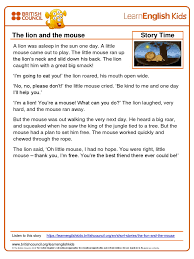 Check spelling or type a new query. Story Time The Lion And The Mouse Transcript V2 Pdf