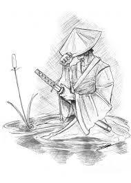 Japanese Samurai Drawings Ronin Samurai Drawing By Baron Pollak Ronin Samurai Fine Art Prints Samurai Drawing Samurai Artwork Japanese Drawings