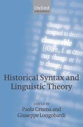 Focus on the case of . Historical Syntax And Linguistic Theory Oxford Scholarship