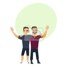 Maybe you would like to learn more about one of these? Amizade Masculina Dois Meninos Homens Amigos Abracando Uns Fotomural Fotomurais Dois Juntos Fotogenico Melhor Amigo Myloview Com Br