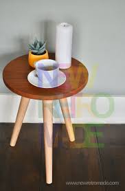Vintage Rustic Wooden Stool On Tapered Legs Oak Small Table Side Table Small Coffee Table Or Lamp Stand Wooden Stools Modern Wooden Furniture Side Table