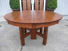 A journal of islamic art, central asia, woodworking, and a life of wandering. Stickley Bros Arts Crafts Tiger Oak Dining Table Quaint Furniture