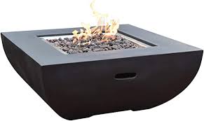 5% coupon applied at checkout save 5% with coupon. Amazon Com Modeno Aurora Outdoor Fire Pit Propane Table 34 Inches Square Firepit Table Concrete High Floor Patio He Fire Pit Fire Pit Table Backyard Fireplace