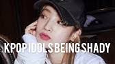 Kpop Female Idols Shadiest Diva Rude Moments Part 1 Youtube