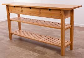 Butcher block countertops offer you the natural color and grain of wood, adding warmth to your kitchen. Ikea Fjallnas Table Sold At Auction On 18th February Bidsquare
