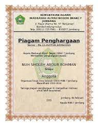 Check spelling or type a new query. Aplikasi Piagam Penghargaan Tinggal Cetak Piagam Osis 2