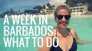 Experience the natural beauty of barbados' turquoise blue shores take a luxurious catamaran cruise along barbados' south coast and experience the beauty of its crystalline. A Week Holiday In Barbados What To Do Youtube