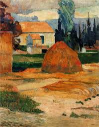 So Much Of Van Gogh In Here The House Hay Garden Palette This Is Landscape Near Arles By Paul Gauguin 1888 Gauguin Art Impressionniste Et Comment Peindre