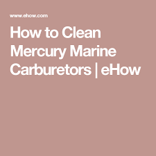 How To Clean Mercury Marine Carburetors Cleaning Hacks Shower Cleaner Cleaning Shower Glass