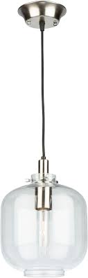 Artcraft Ac11641cl Single Satin Nickel And Polished Brass Mini Hanging Light Fixture Art Ac11641cl