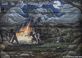 Faust hat beim tanz eine vision von gretchen. Die Walpurgisnacht Hexen Und Teufel Im Harz