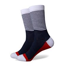 Blue White Red Striped Socks 14 99 And Free Shipping Www Hetopia Com Specialise In Selling Fashionable Men S Acc Fashion Socks Mens Socks Multi Coloured Socks