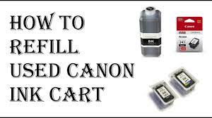 My canon mp287 cartridge head is blocked and dry even after refilling the ink does not start to flow? How To Refill Canon Ink Cartridge Canon Pg 245 545 Black Ink Cartridge Refill Kit 243 240 246 250 Youtube