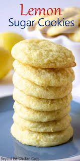 Lemon Sugar Cookies Recipe In 2020 Lemon Sugar Cookies Lemon Cookies Recipes