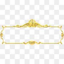 Gold Glyph Border Golden Frame Carved Pattern Png Transparent Clipart Image And Psd File For Free Download Frame Border Design Banner Clip Art Fashion Poster Design