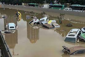 It may be caused by heavy rain associated with a severe thunderstorm, hurricane, tropical storm, or meltwater from ice or snow flowing over ice sheets or snowfields. At Least 25 Dead After Flash Flooding In China Causes Year S Worth Of Rain In 3 Days Abc News
