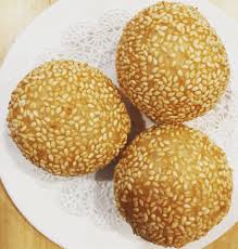 Maybe you would like to learn more about one of these? Sesame Balls Crispy Chewy Sesame Seed Ball Filled With Sweet Lotus Seed Paste Lotus Seed Sesame Balls Chinese Restaurant
