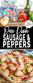 This italian sausage and peppers recipe is pure comfort food. Baked Italian Sausage And Peppers Easy Family Recipes