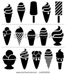 Black And White Ice Cream Real Ice Cream Stock Photos Images Pictures Ice Cream Illustration Ice Cream Art Ice Cream Logo