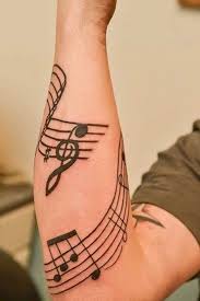 Music tattoos include any musical note, any musical symbol, any musical instrument, musical quotes etc. 51 Best Men Women Music Tattoos Media Democracy Music Notes Tattoo Music Tattoo Designs Music Tattoos