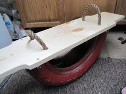 Upcycling Wippe Aus Reifen Barefootinparadise Diy For Kids Tyres Recycle Old Tires