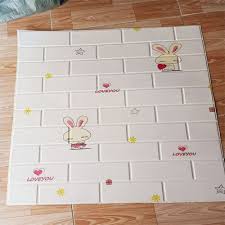 Bộ 10 Tấm Xốp Dán Tường Hoạt Hình Cho Trẻ Em Dễ Thương - Giấy dán tường  hoa, lá, cỏ cây Thương hiệu OEM | NoiThatRuby.com