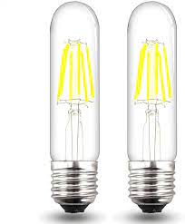 Candelabra line voltage 120v light bulbs 154 results. Bonlux Dimmable Led T10 Tubular Filament Bulb With Medium E26 Base 120v 6w Warm White T10 Tubular Filament Cob Led Light Bulb For Display Cabinet Showcase Desk Light Pack Of 2