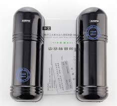 Small and beautiful appearance for infrared beam sensor alarm. 48 98us Hfsecurity Black Photoelectric Beam Detector Alarm Photoelectric Infrared Detector Home Door Security System Infrared Sensor Sensor Infrared Sensor S Door Security System Cheap Alarm System Security System