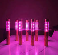 LED Bottle Strobe Topper Stick LED Metal Bottle Super Bright Led Lights  Sparklers Champagne Bottle Sparklers