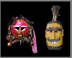 Mask India RAJ GOND and KOLAMS DANDARI