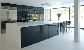 Black white gloss cabinet wall mounted, need house corner bracket can used either clue name flat wall has integral shelves which take couple bits kit depending weight finished gloss below are 9 top images from 14 best pictures collection of glossy white kitchen cabinets photo in high resolution. Modern High Gloss White Kitchen Cabinets Ecsac