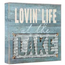 5 out of 5 stars. Lovin Life At The Lake Wood Decor Hobby Lobby 1655976