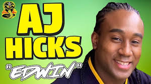 My interview with AJ Hicks who plays Edwin