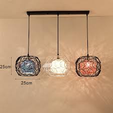 wrought iron pendant lighting 3 light