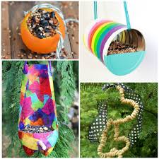 Bird Feeder Crafts For Kids 12 Kid Made Bird Feeder Crafts The Realistic Mama Bird Feeder Craft Crafts Bird Feeders