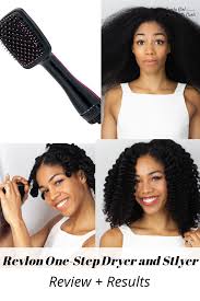 Using The Revlon One Step Dryer And Styler Resulted In The Fastest At Home Blow Out Ever On My Type Natural Hair Blowout Natural Hair Styles Hair Dryer Styler