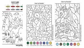 Printable dinosaur coloring pages and sheets to color. Math Coloring Worksheets For Kids Sparkling Minds